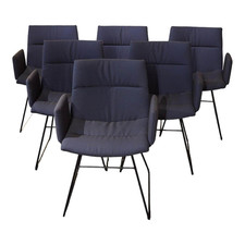 Girsberger 6er-Set Kufenstuhl