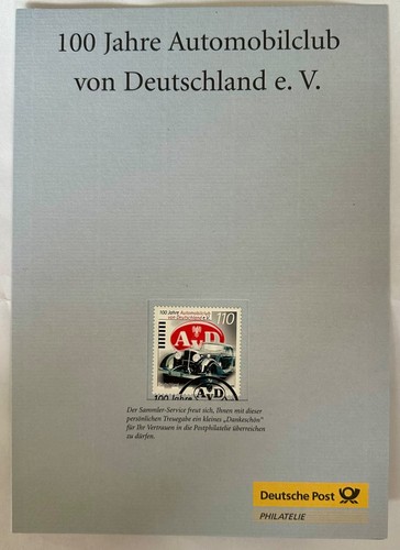 Deutsche post philatelie 100 - post,