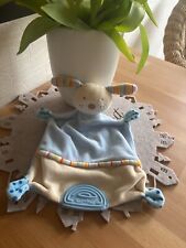 💕Schmusetuch Kuscheltuch Topolino Hund blau creme 💕