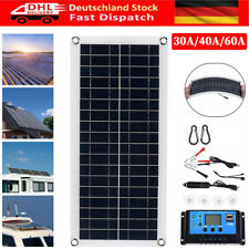 300W Monokristallin Solarmodul Photovoltaik PV 12V 30A 40A 60A Mono Solarpanel