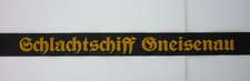 Mützenband, Reichsmarine Schlachtschiff Gneisenau    (Art.7436)