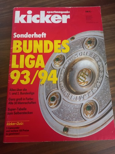 Kicker sonderheft bundesliga - sonderheft,