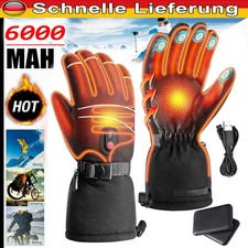 Elektrische Beheizbare Motorradhandschuhe Wärmer Handschuhe Thermo mit 2x Akku