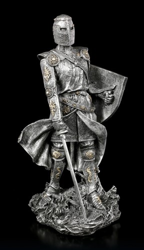 Ritter figur mit schild und - figur,