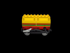 Lego® Duplo Eisenbahn Waggon TRAIN 4x8 Güter Cargo Tanker OCTAN ZUG