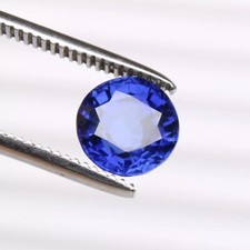 5,70 ct. Royal Kashmir Blauer Saphir Rundschliff Edel Lose Edelstein