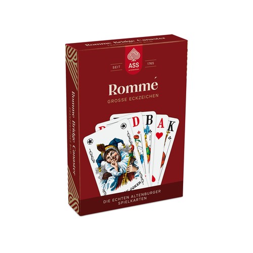 Rommé kartenspiel senioren - rommé,