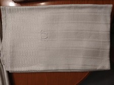 2 Leinenhandtücher 100x45 beige,grob gewebt