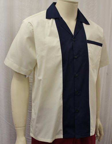 Herren 50er marine creme - herren,