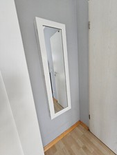 Spiegel Schmuckschrank weiß hängend