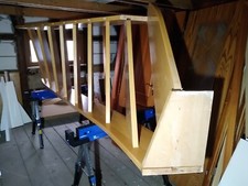 Holztreppe Buche Stufen Wangen