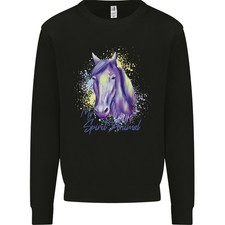 Pferd Is My Spirituell Tier Reiter Kinder Sweatshirt Pullover