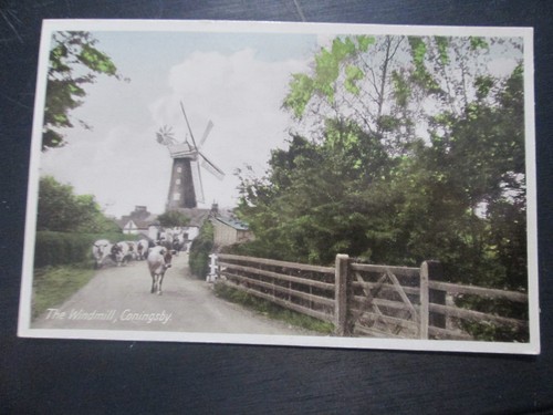 Postkarte der windmühle - postkarte,