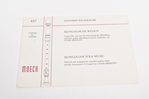 Bresgen mongolische weisen - bresgen,