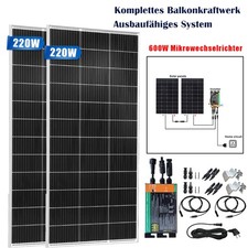 440W Solarpanel Mono Glas