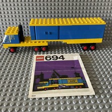 Lego 694 Bauanleitung Ohne Aufkleber Transport Sattelschlepper 70er (15)