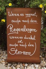 Edelrost Tafel Regenbogen