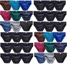 3/6/9/12 Stück Herren Sportslips Baumwolle Basic Slip Unterhosen Gr.5(S)-13(6XL)