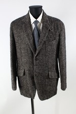 Elemente Clemente schwarz-beiges Sakko Gr.50/M Baumwollmisch m. Alpaka Top Zust.