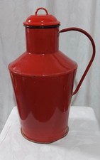 Emaille Wasserkrug Rot