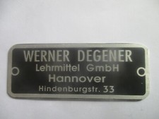 werner Degener Schild