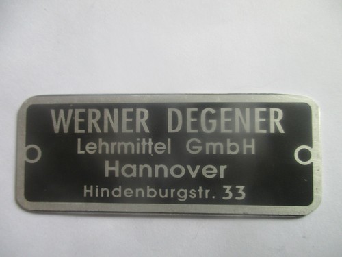 Werner degener schild - werner,