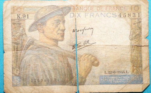 Francs banque france - banque, de