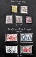 DEUTSCHES REICH 1872/1923 Gute gestempelte Sammlung Viel altsigniert Hoher Wert