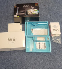 Original Nintendo Wii Konsolen Mario LEER-Verpackung   Karton OVP schwarz LEER!