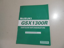 Ergänzung Werkstatthandbuch (Heft)  Suzuki GSX 1300 R K2 Hayabusa Modellj. 2002