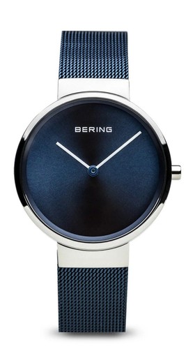 Bering damenuhr blau - bering, blau/silber