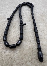 Tesbih Siyah Mercan Kehribar