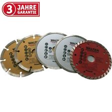 Walter Diamanttrennscheiben-Set 5-Tlg. 125mm inkl. Turborand und Vollrandscheibe