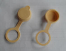 Staubkappe 2x ≙7,48€/Stk. für Gaskastenschloss Zylinder hellbeige  310f484-1 Neu