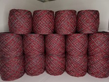 1700 gr Rot-Tweed GARNPAKET