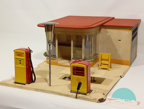 Kibri tankstelle mit - tankstelle, werkstatt