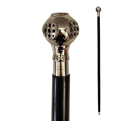 Taucherhelm spazierstock aus - spazierstock,
