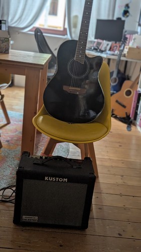 Roundback gitarre schw - roundback, schw.