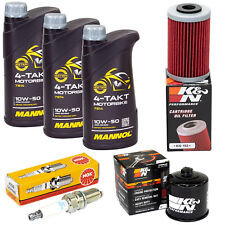 Inspektion für KTM SMC 625 Supermoto SMC 660 03-06 Set Öl 3L Ölfilter Zündkerze