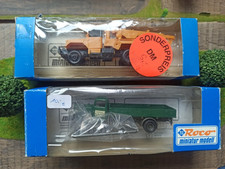 Roco 2x LKW 1409 1634 GMC Kranwagen + MB L4500 1:87 H0 Modellauto OVP + Zubehör!