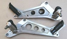 Fußrasten vorne + hinten + Halter NTV650 Honda NTV 650 Typ RC33