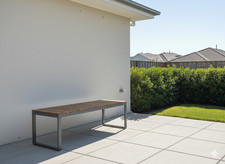 Gartenbank aus Akazienholz