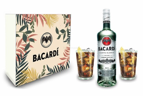 Giftbox geschenkset bacardi - giftbox,