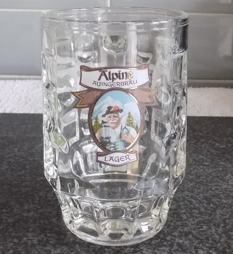 Ayingerbrau alpenlager glas - ayingerbrau,