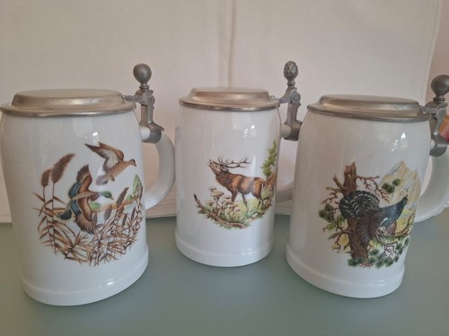 Bierkrüge mit jagdmotiven - bierkrüge,