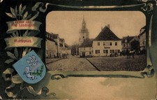 Präge Wappen Passepartout Ak