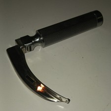 Laryngoskop Select DBP  341130 Griffstück. Fiber Optik Kaltlicht Aufsatz Größe 3