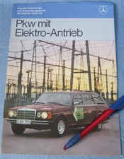 MERCEDES-BENZ ELEKTROAUTO 1982 !! W123 T-MODELL OLDTIMER KOMBI ELEKTRO-ANTRIEB