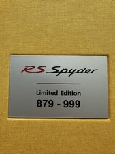 Porsche Motorsport RS Spyder