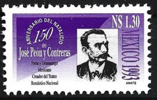 Mexico - 150. Geburtstag von José Peón y Contreras postfrisch 1993 Mi. 2366